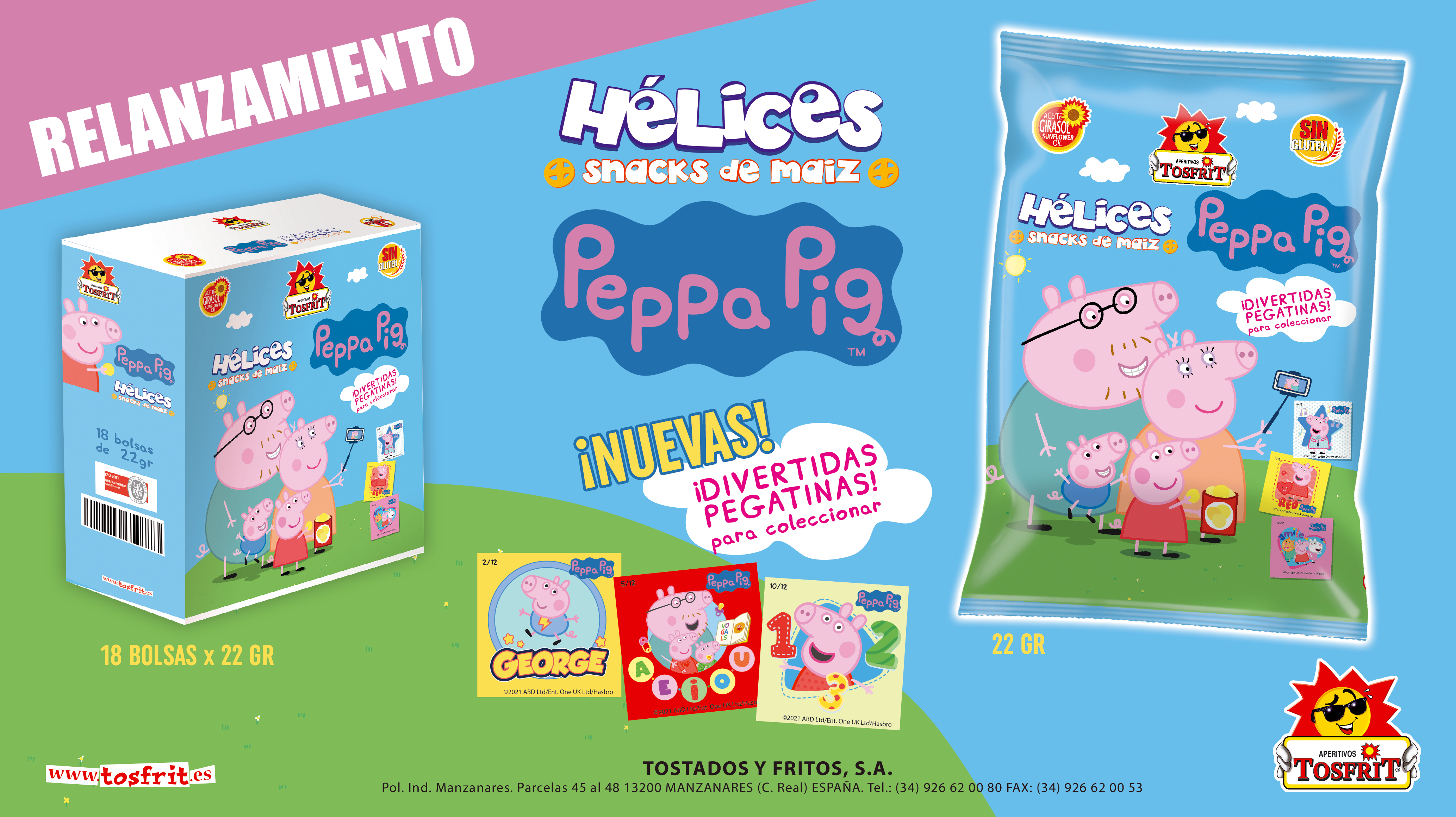 Colecciona Peppa Pig con Tosfrit - Tosfrit